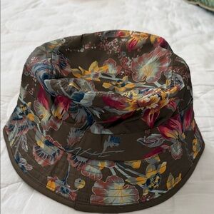 Talbots Floral Patterned Rain Bucket Hat